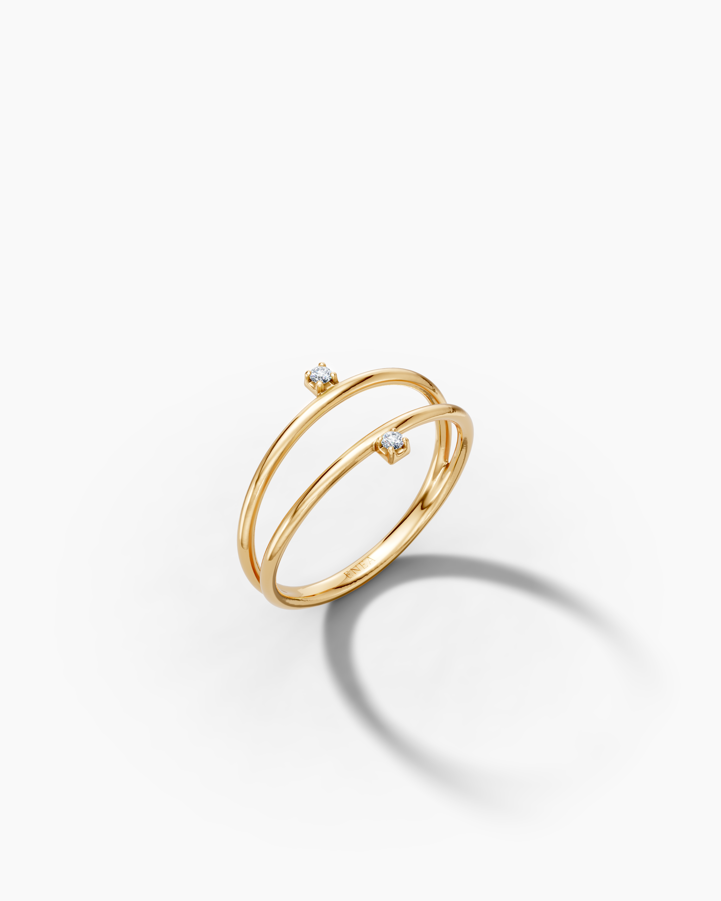 Selene Double Diamond Ring