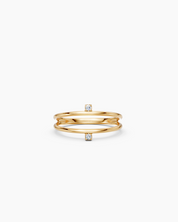 Selene Double Diamond Ring