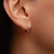 Solid Gold Mini Hoops - Narcissus