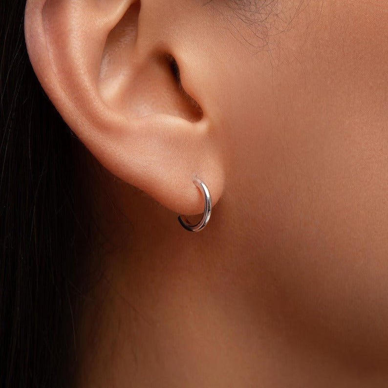 Solid Gold Mini Hoops - Narcissus