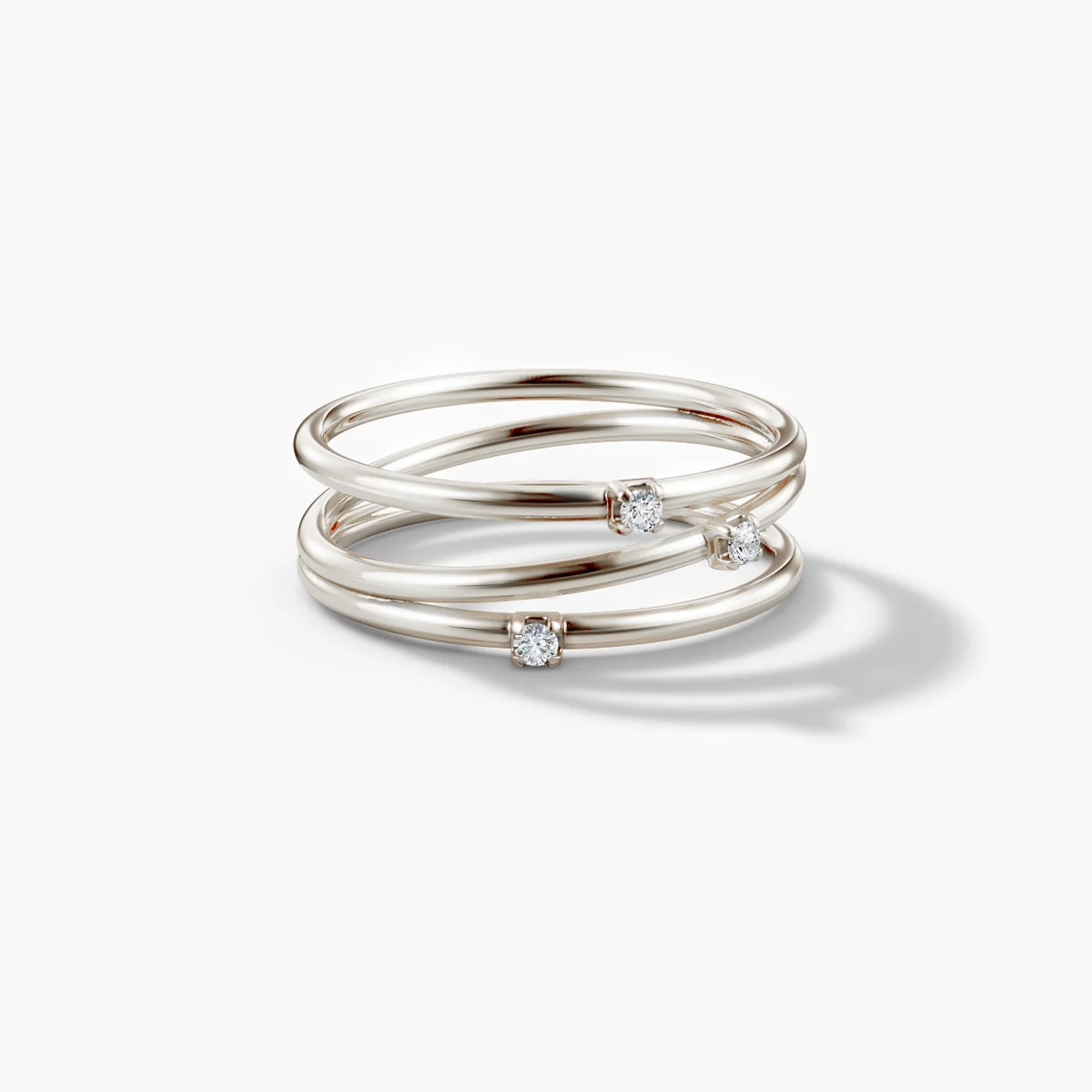 Wrapped Diamond Ring