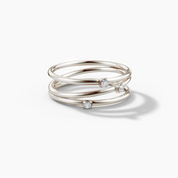 Wrapped Diamond Ring