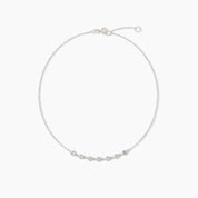Bezel Set Tennis Diamond Bracelet in Rose Gold - Narcissus
