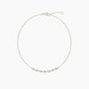 Link Tennis Diamond Bracelet - White Gold