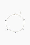 Núde Diamond Drop Station Bracelet - White Gold