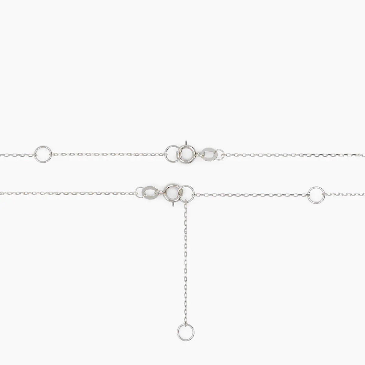 Alinéa Two-Sided Diamond Choker Necklace - White Gold