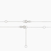 Alinéa Two-Sided Diamond Choker Necklace - White Gold