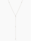 Nema Pente Lariat Necklace - White Gold