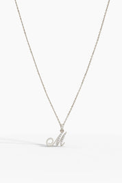Poetry Initial Letter Necklace
