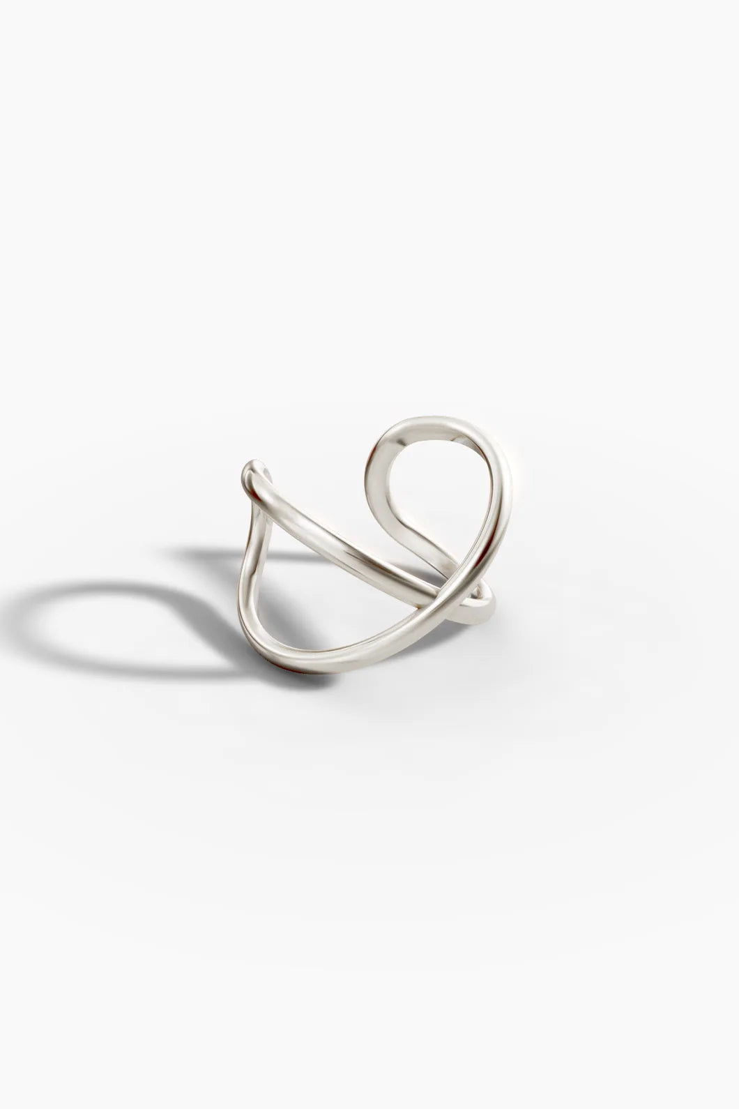 Aeno Ear Cuff in White Gold