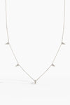 Soléa Station Necklace - White Gold