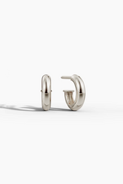 Petite Stud Hoop Earrings - Rose Gold (pair)