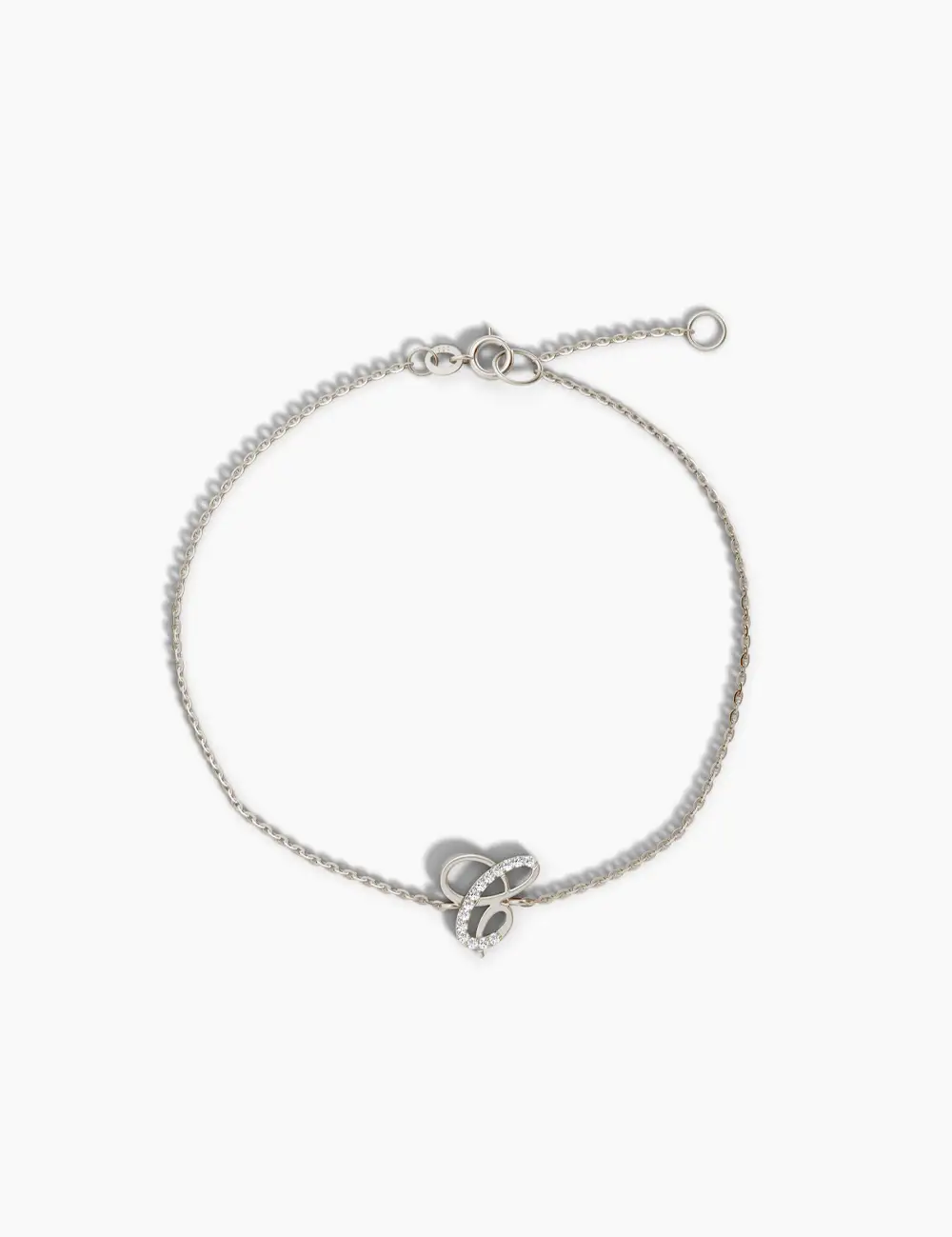 Poetry Initial Letter Bracelet