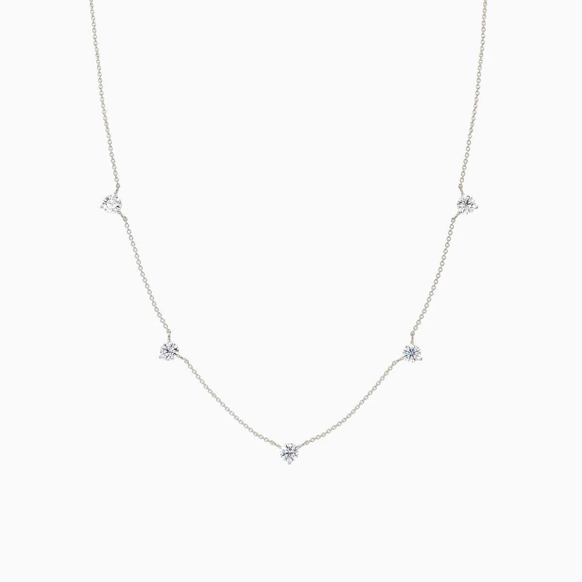 Alinéa Gold Diamond Station Necklace II