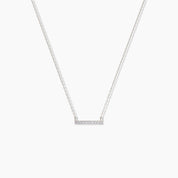 Mini Diamond Bar Necklace - Narcissus