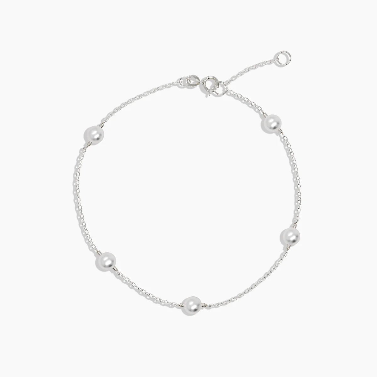 Multi Pearl Bracelet in Rose Gold - Narcissus