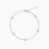 Multi Pearl Bracelet - White Gold