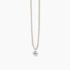 Núde Diamond Solitaire Necklace - White Gold