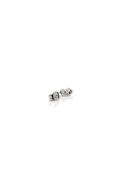 Gold Sphere Studs - White Gold