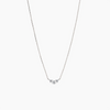 Trio Diamond Necklace - White Gold