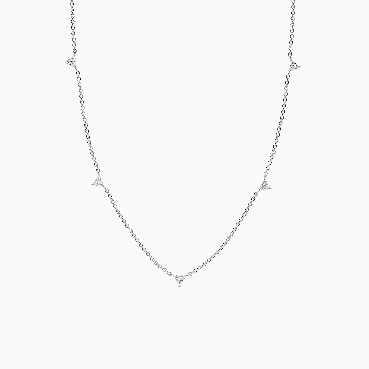 Alinéa Trio Diamond Station Necklace