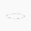Alinéa Two-Sided Diamond Solitaire Bracelet - White Gold