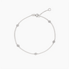 Alinéa Two-Sided Diamond Station Bracelet - White Gold