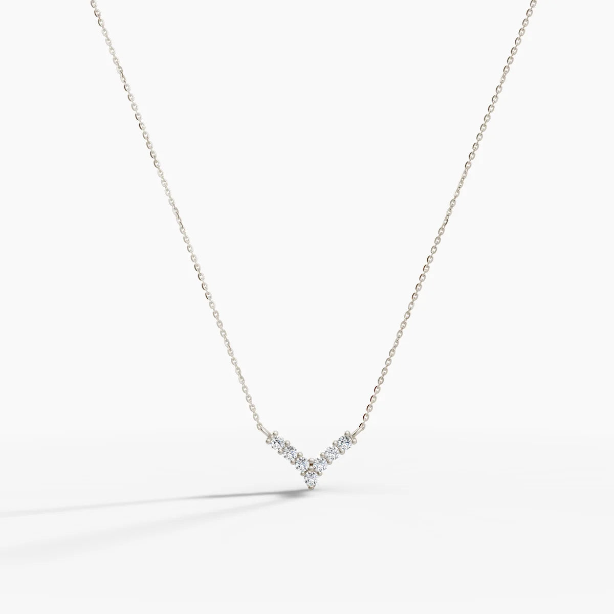 Diamond V Necklace