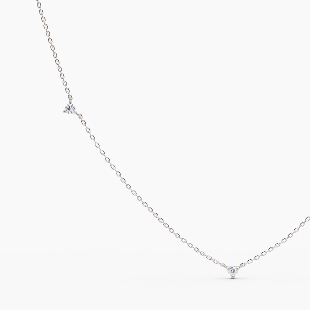 Alinéa Diamond By The Yard Necklace - White Gold