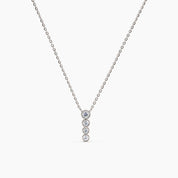 Vertical Diamond Necklace - Narcissus