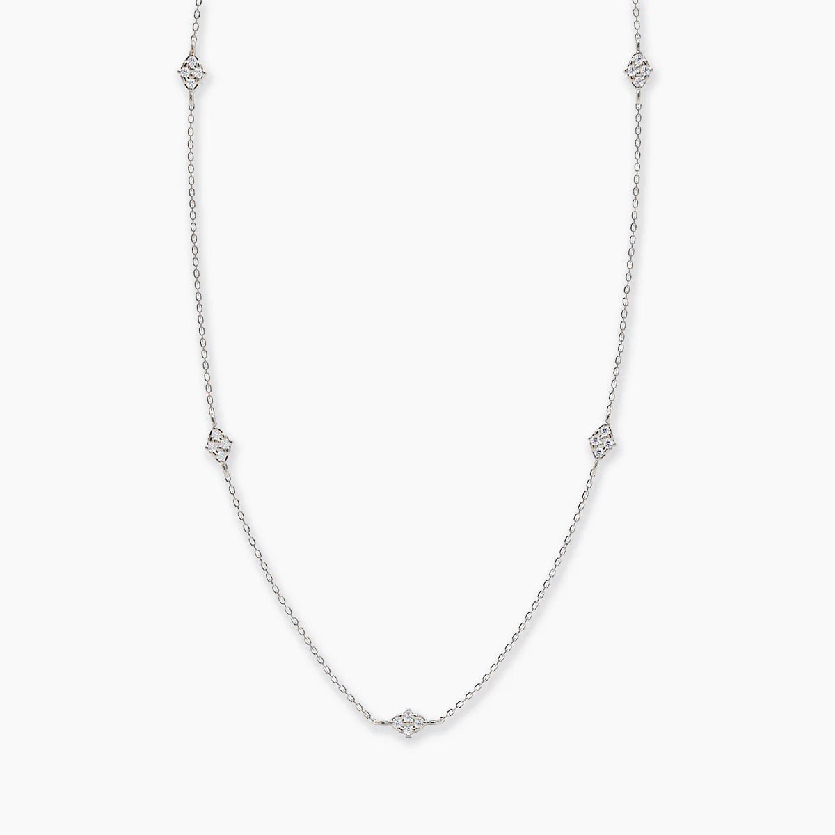 Alinéa Two-Sided Diamond Station Necklace