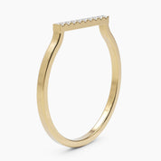 Diamond Bar Ring - Narcissus