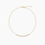 Bezel Set Tennis Diamond Bracelet in Rose Gold - Narcissus
