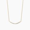 Curved Bar Diamond Necklace