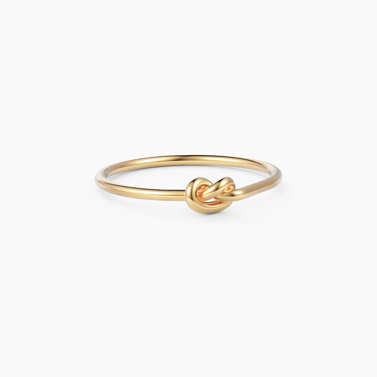 Dainty Knot Ring in Yellow Gold
