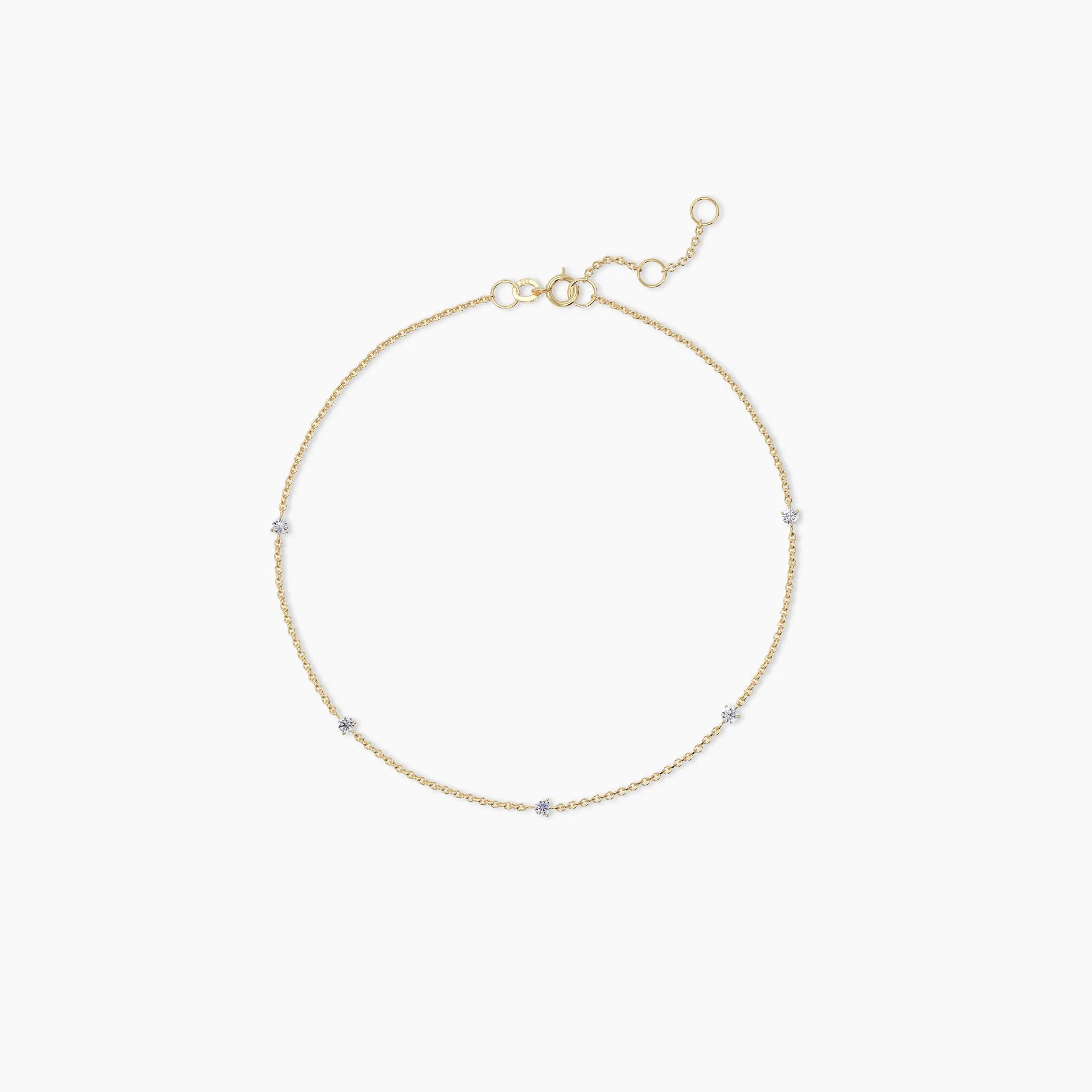 Diamond By The Yard Bracelet in Rose Gold - Narcissus