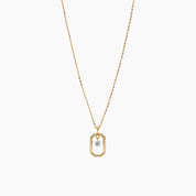 Núde Pendant with Exposed Diamond