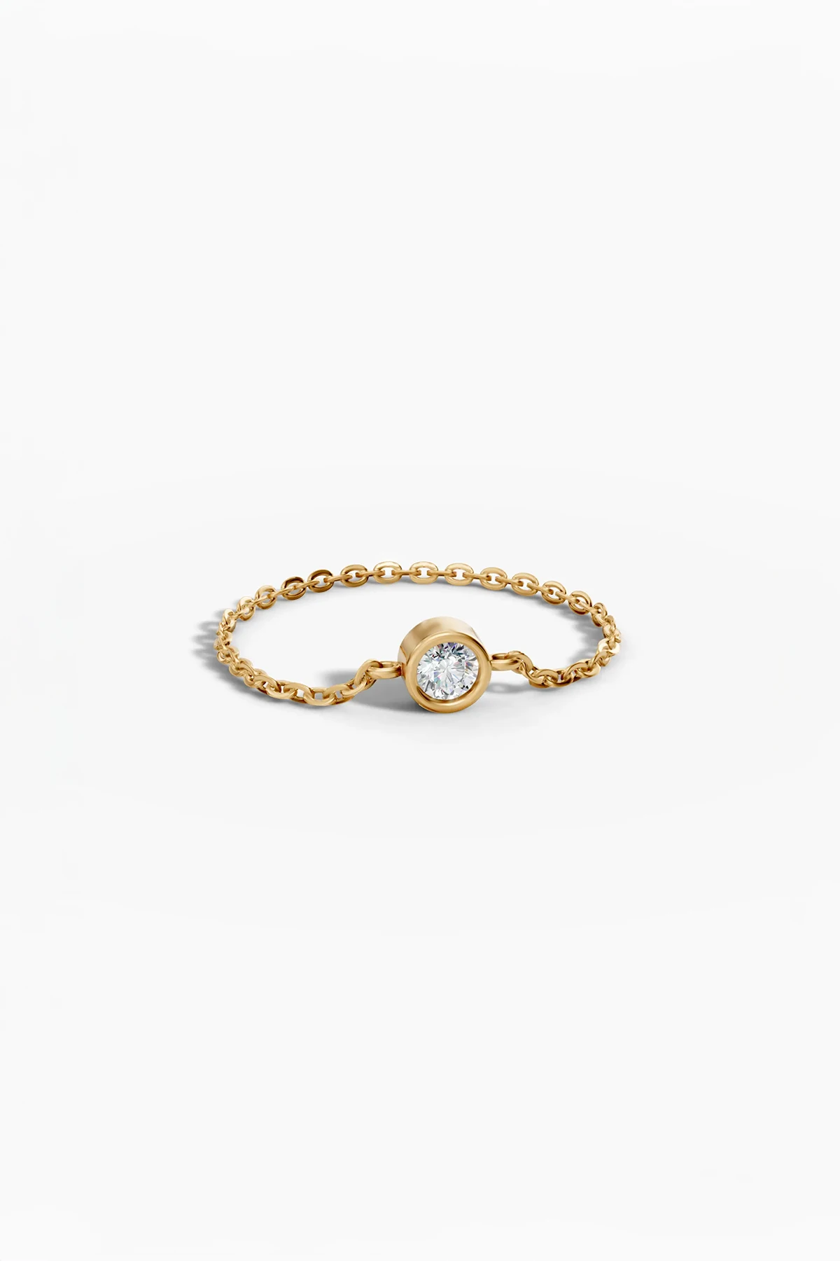 Petite Diamond Chain Ring