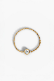 Petite Diamond Chain Ring