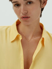 Nema Pente Lariat Necklace