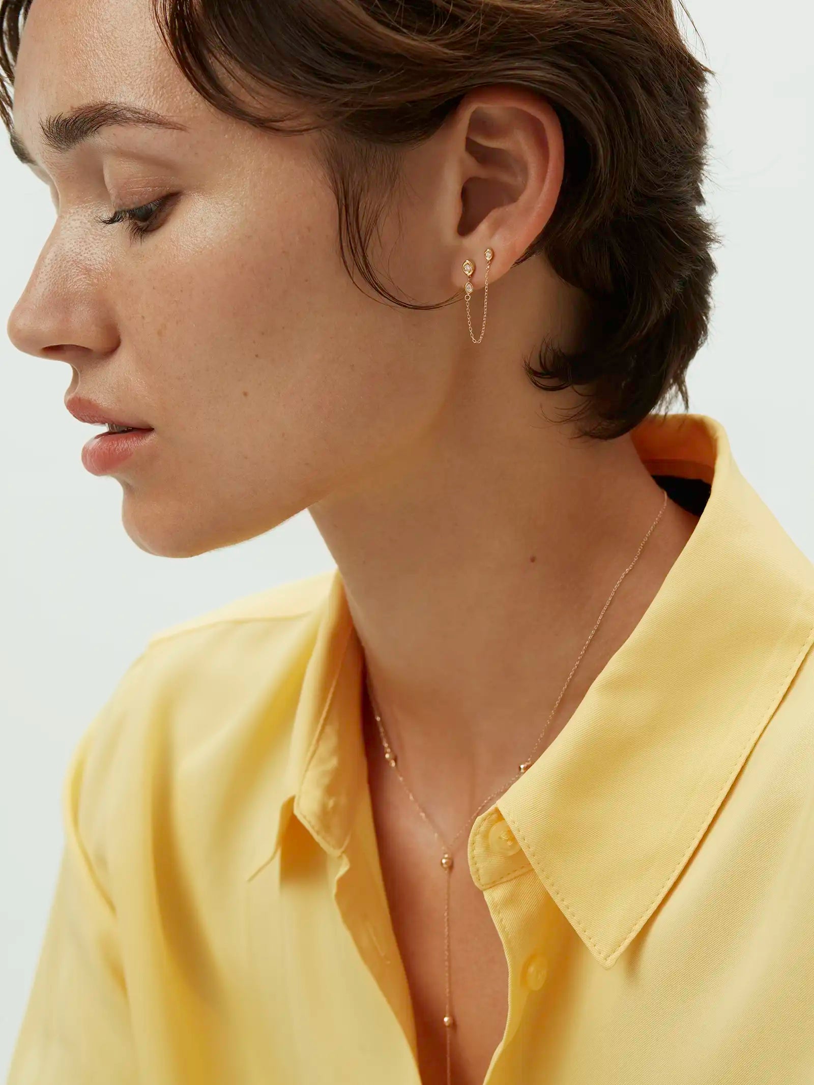 Nema Pente Lariat Necklace