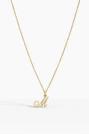 Poetry Initial Letter Necklace