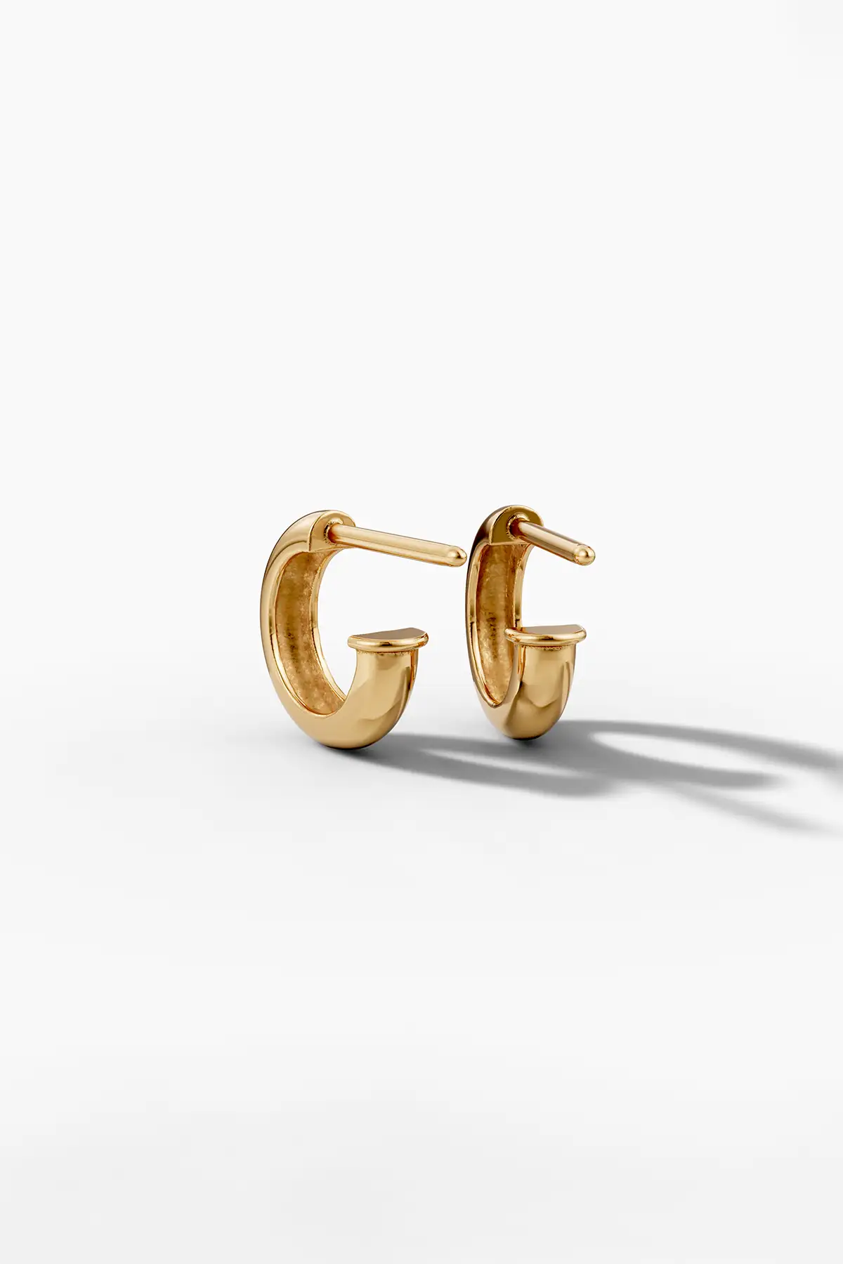 Petite Stud Hoop Earrings (pair)