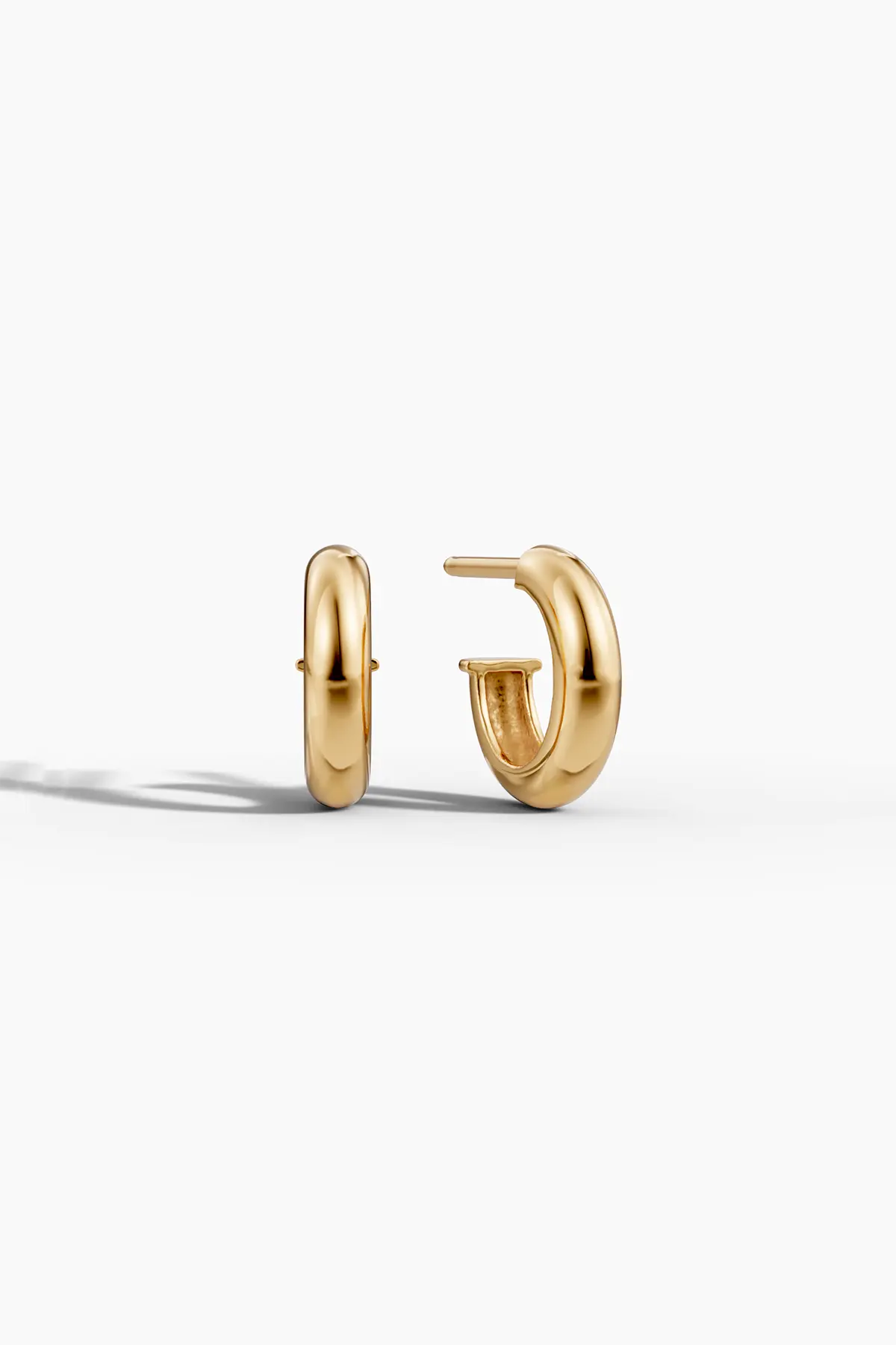 Petite Stud Hoop Earrings (pair)