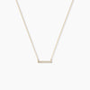 Mini Diamond Bar Necklace