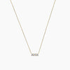 Trio Stone Diamond Necklace