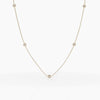 Alinéa Two-Sided Diamond Disc Necklace