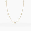 Alinéa Diamond Bezel Station Necklace