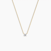 Éclat Single Diamond Solitaire Necklace