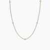 Alinéa Two-Sided Diamond Bezel Station Necklace